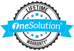 OneSolution® Lifetime Warranty* seal